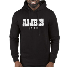 Load image into Gallery viewer, Alibis Black Pullover Hoodie