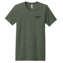 Load image into Gallery viewer, Heather Military Green Mash Up Tee