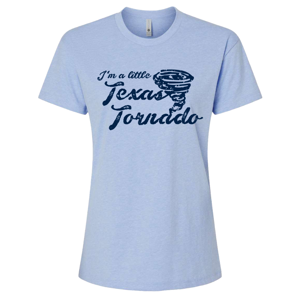 Ladies Light Blue Texas Tornado Tee – Tracy Lawrence