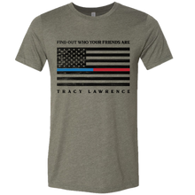 Load image into Gallery viewer, Heather Military Green First Responders Tee
