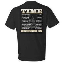 Load image into Gallery viewer, Time Marches On Black Tee
