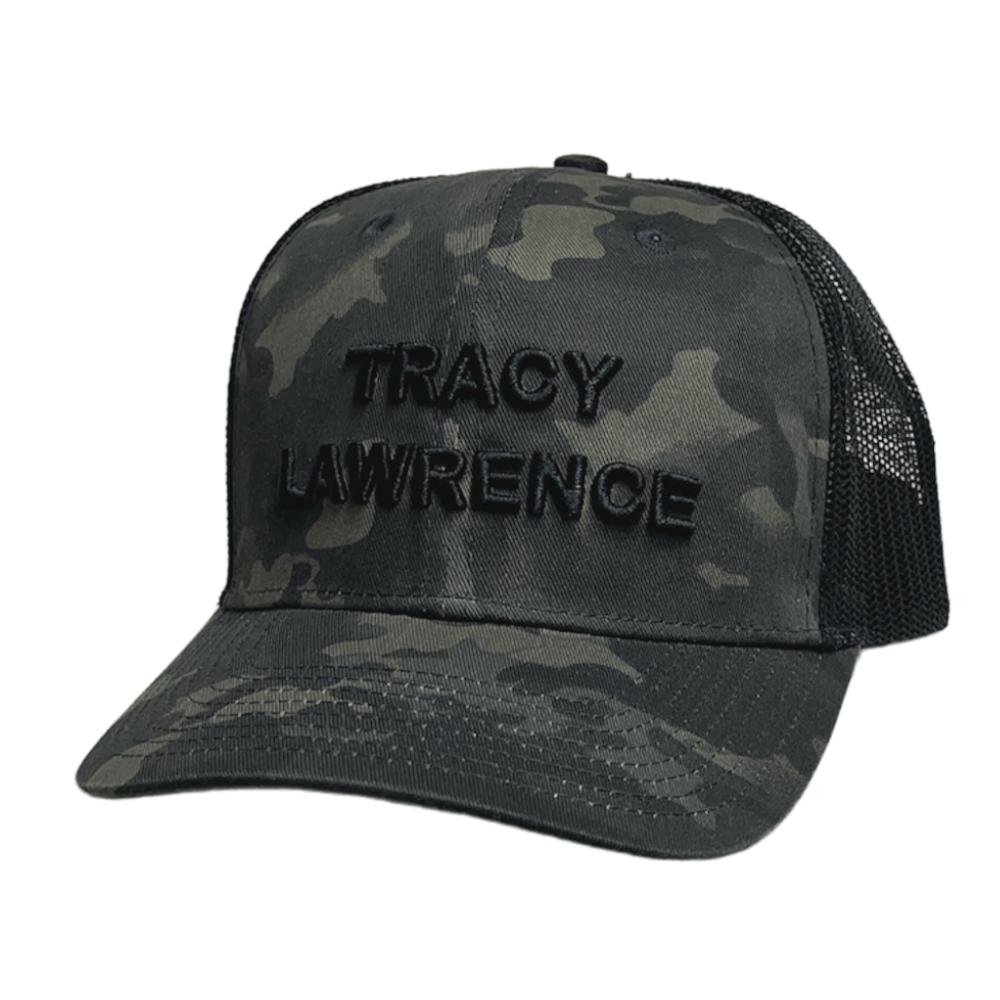 Camo and Black Ballcap w/ Black Logo