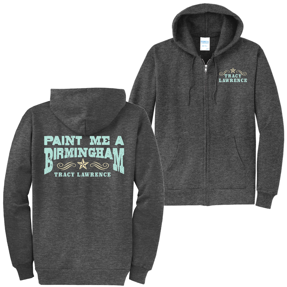 Tracy Lawrence Paint Me A Birmingham Zip Up Hoodie