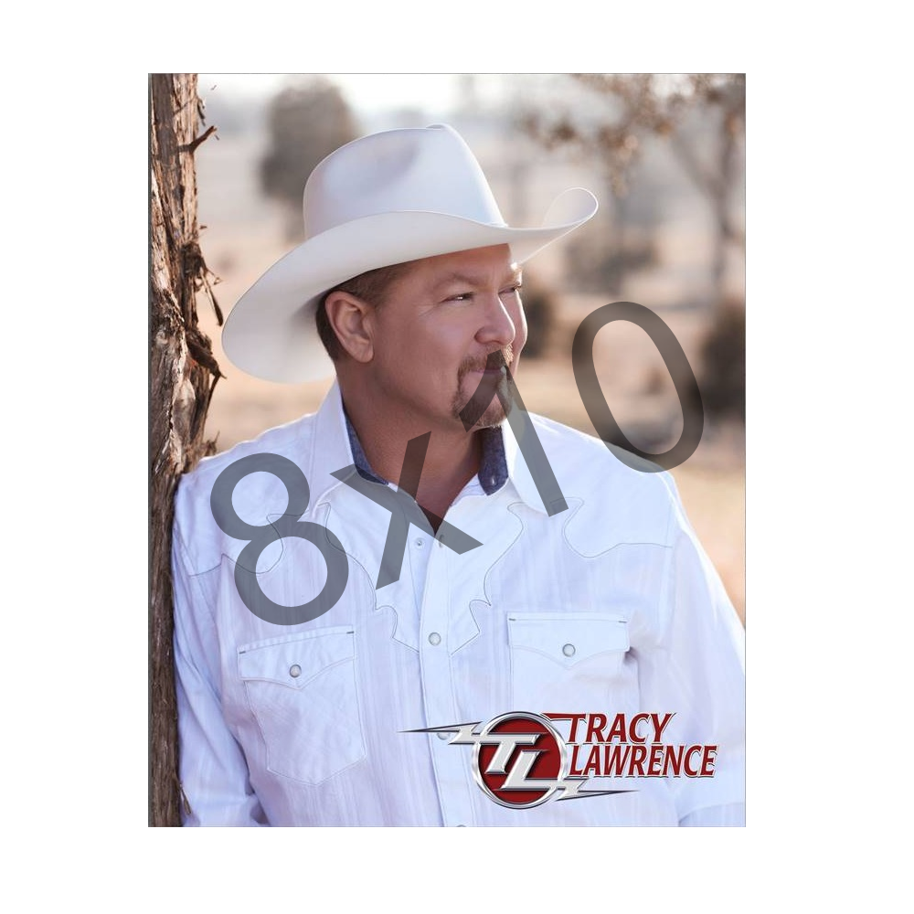 Tracy Lawrence in White Shirt 8x10 Photo